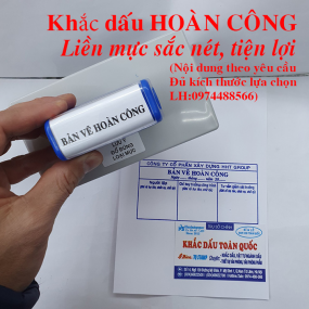 Khắc dấu Hoàn Công Liền Mực nội dung đặt theo yêu cầu